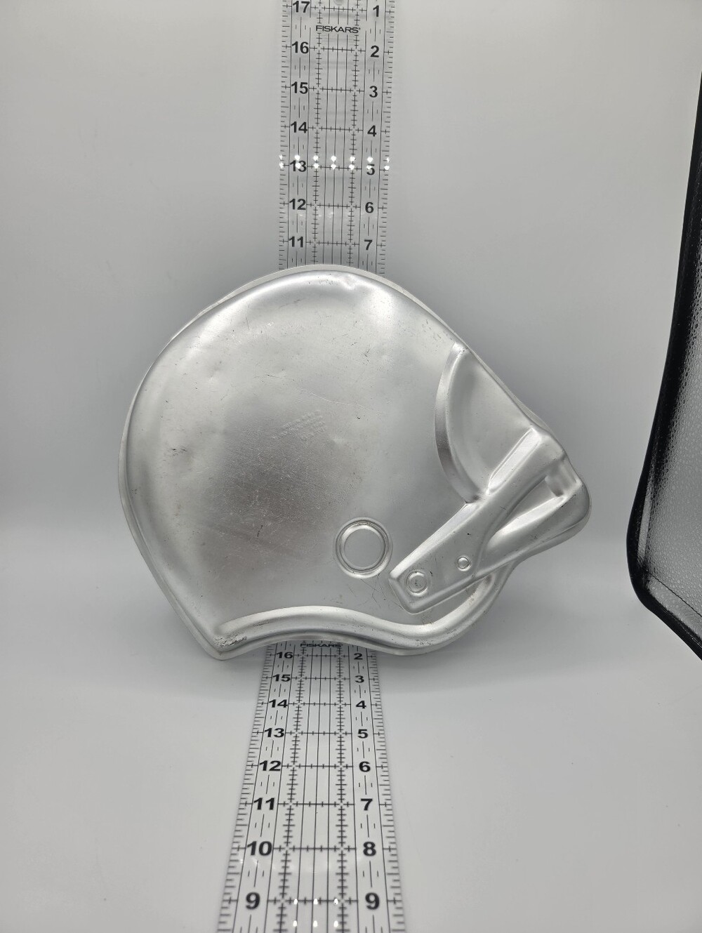 Wilton Football Helmet Shaped Cake Pan Aluminum Silver 2 Cup 450°F Hand Wash